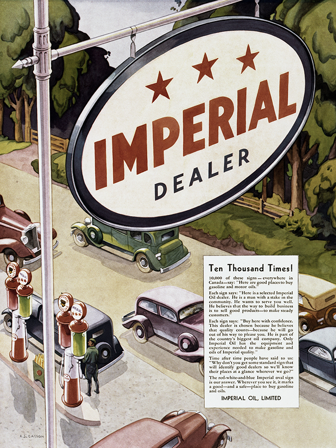 Imperial dealer sign