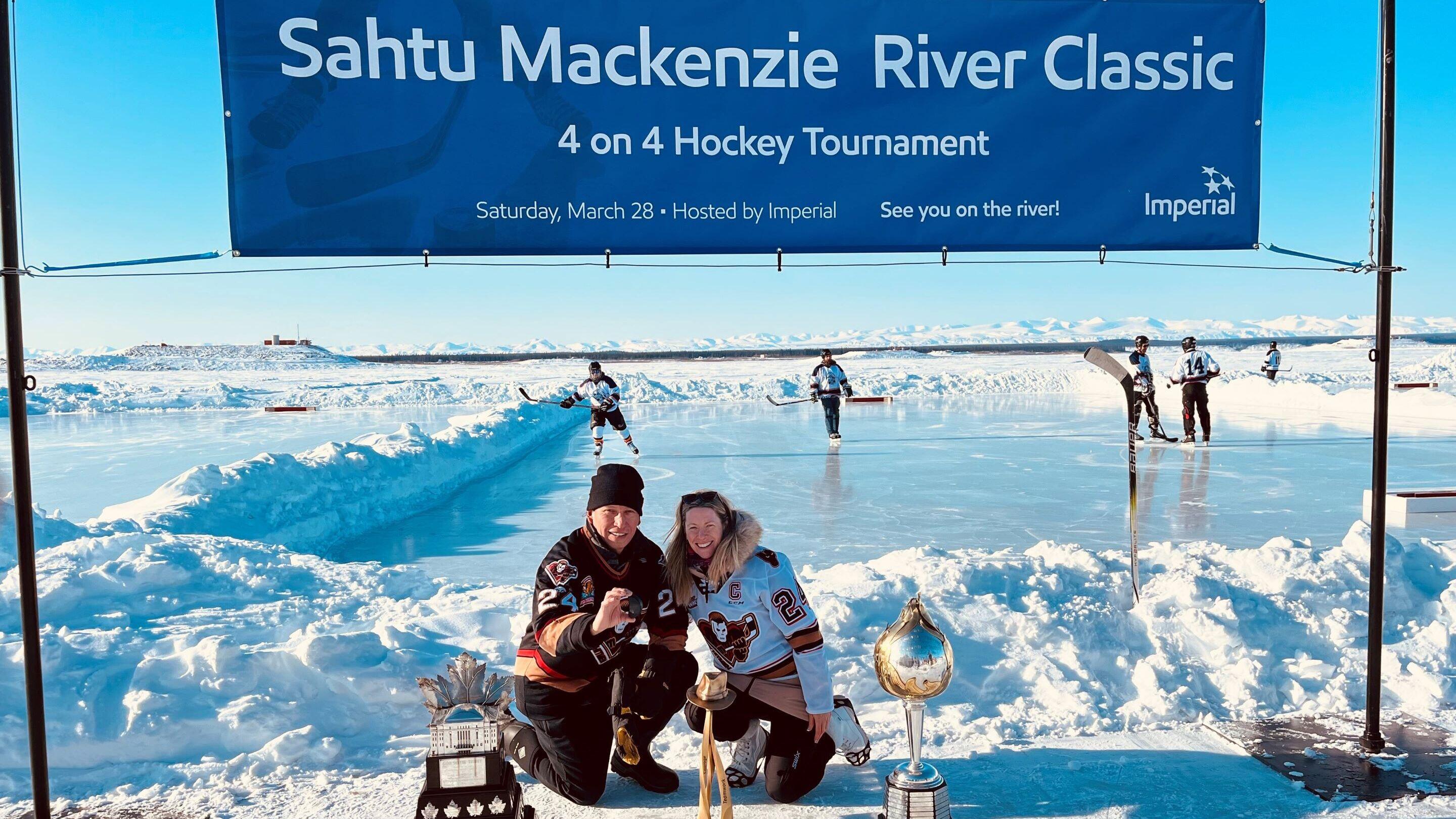 A river that became a first-ever hockey rink and a reason to gather