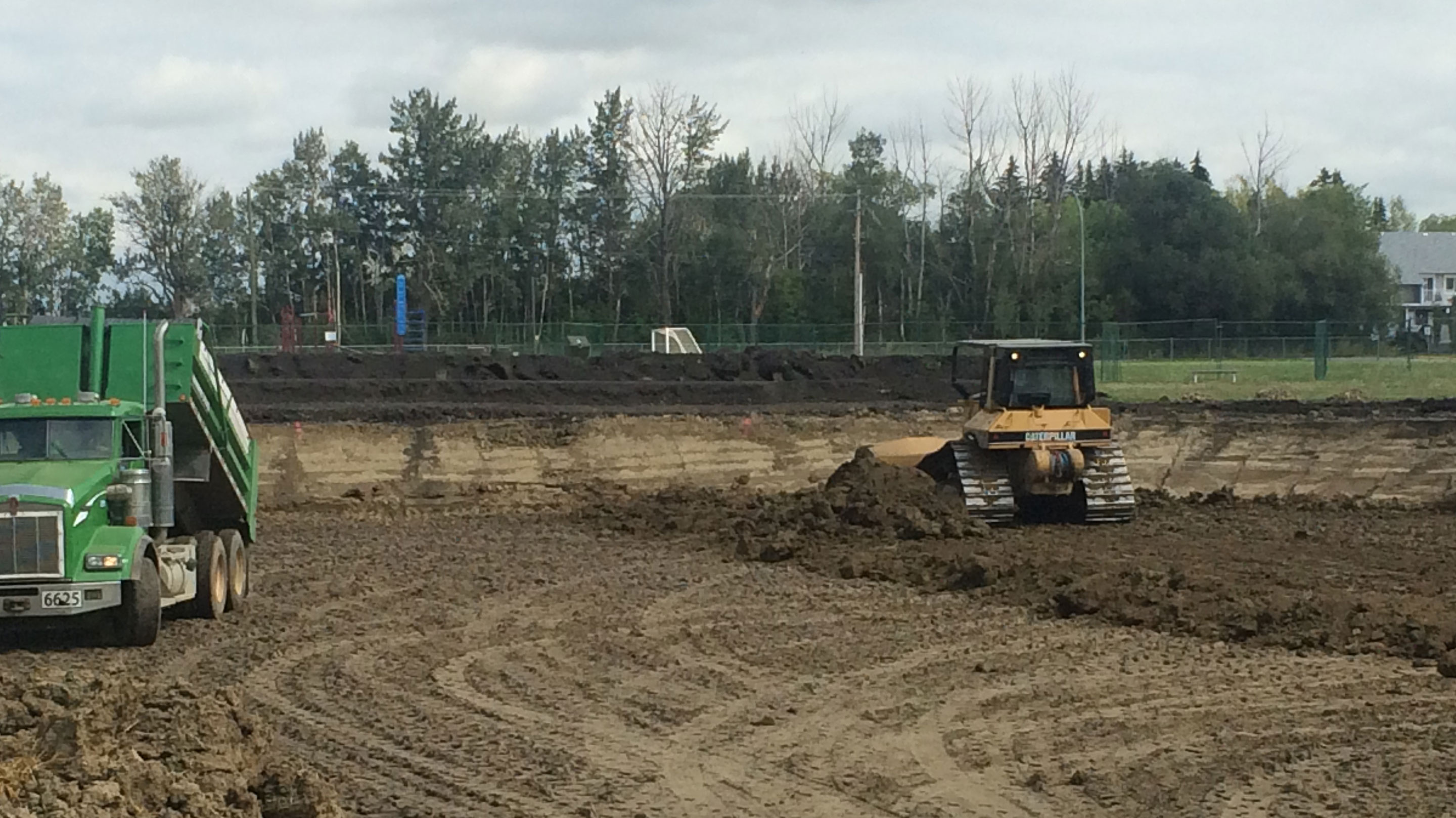 Pigeon Lake land reclamation project Imperial