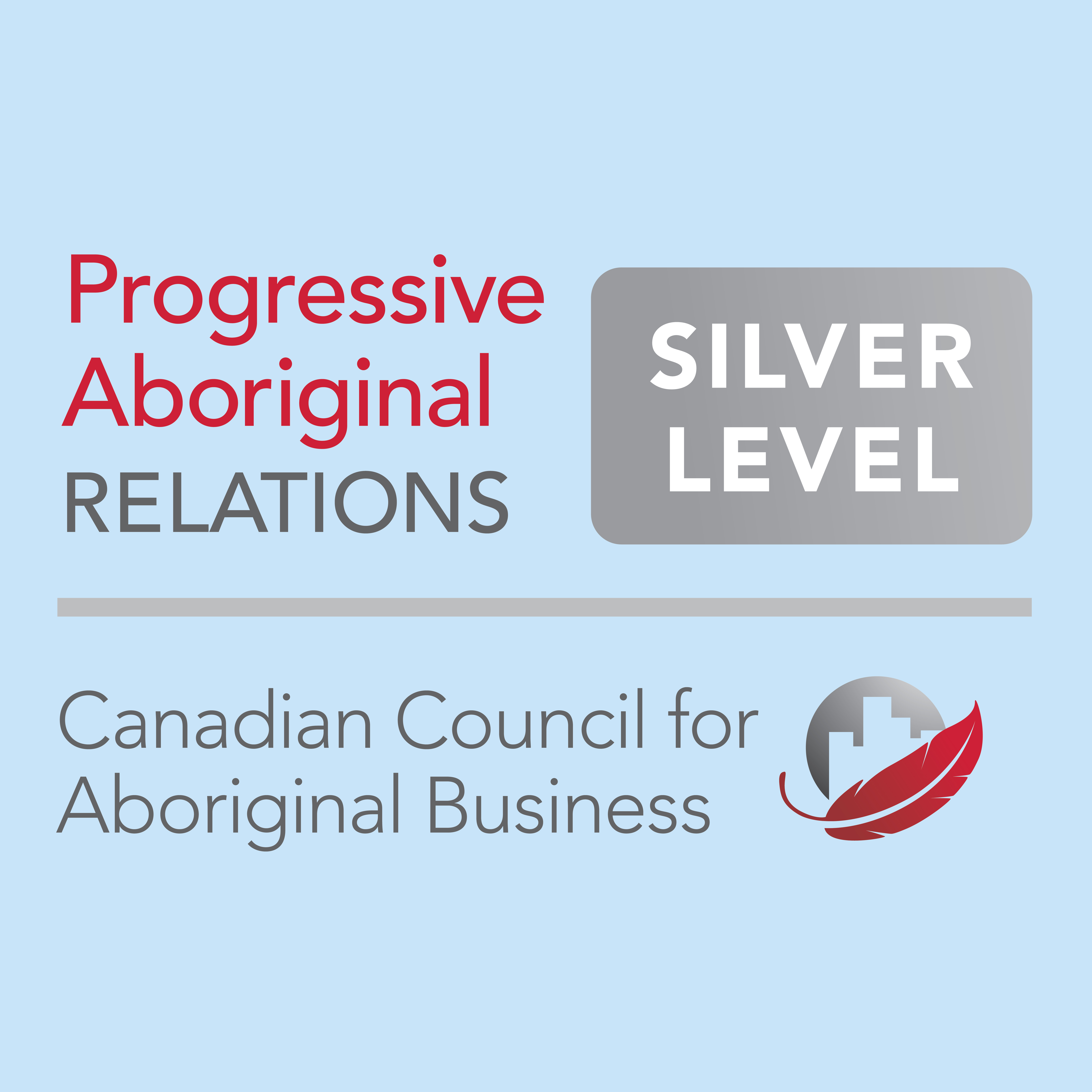 logo for PAR (Progressive Aboriginal Relations) with silver level achievement notation