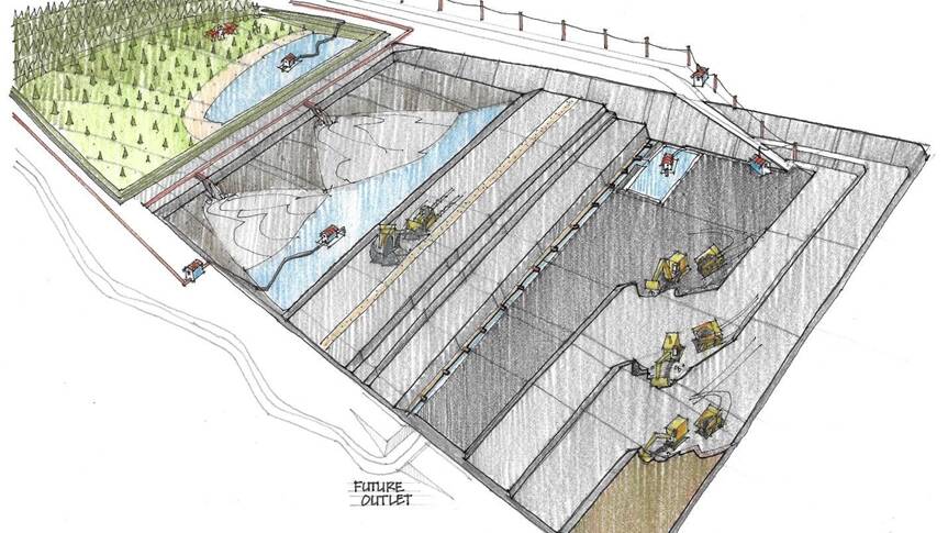 tailings rendering