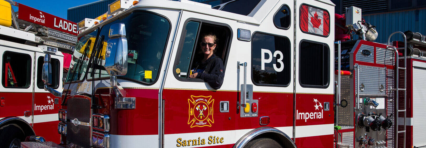Imperial's Sarnia facility firetrucks and crew
