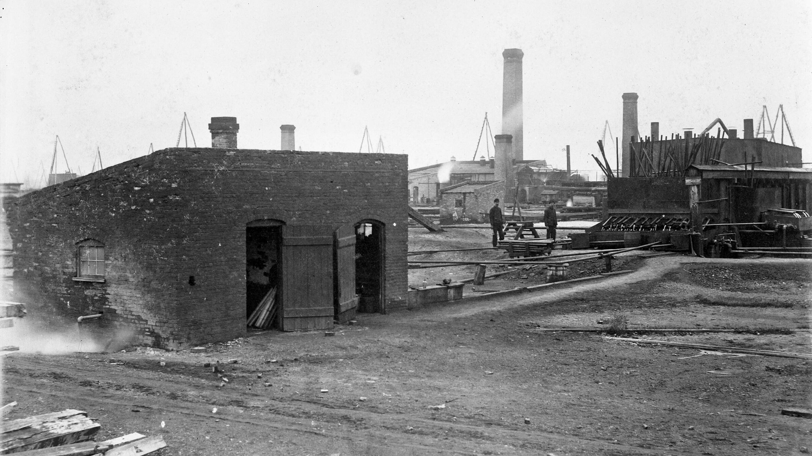 Imperial operations move to Petrolia, Ontario, after lightning strikes the London refinery.