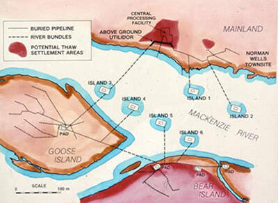 Image Esso Resource's oil field expansion project